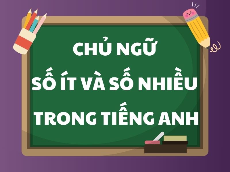 Chủ ngữ số ít và số nhiều trong tiếng anh là gì? Hiểu rõ chỉ trong 5 phút!