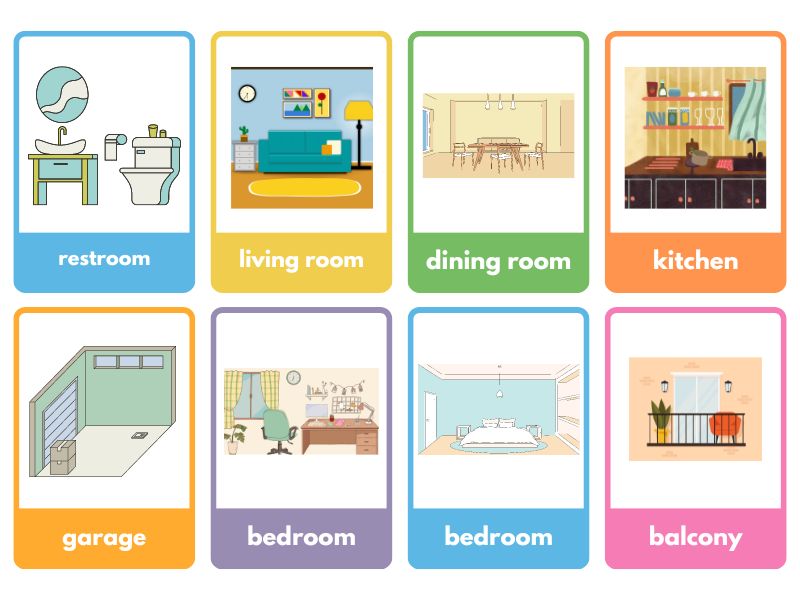 Học tả ngôi nhà bằng tiếng anh ngắn có dịch dễ hiểu ngay tại nhà