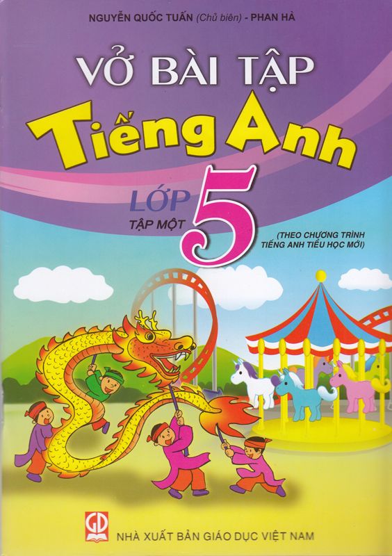 Học cùng vở bài tập tiếng Anh lớp 5, củng cố kiến thức vững chắc cho bé.