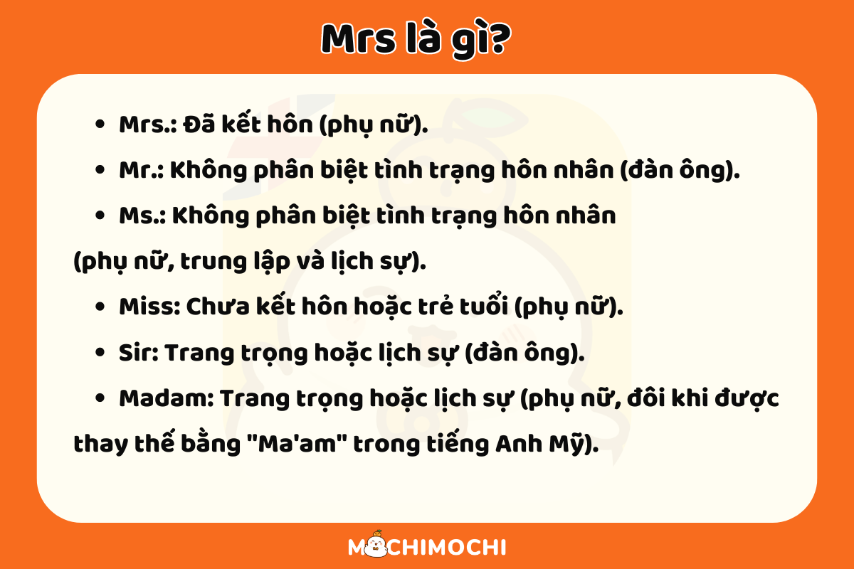 Người phụ nữ lớn tuổi tiếng anh gọi là gì? Cách xưng hô chuẩn nhất!