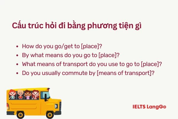 Hỏi bạn đi bằng phương tiện gì tiếng Anh thật dễ! (Chỉ với vài mẫu câu đơn giản)