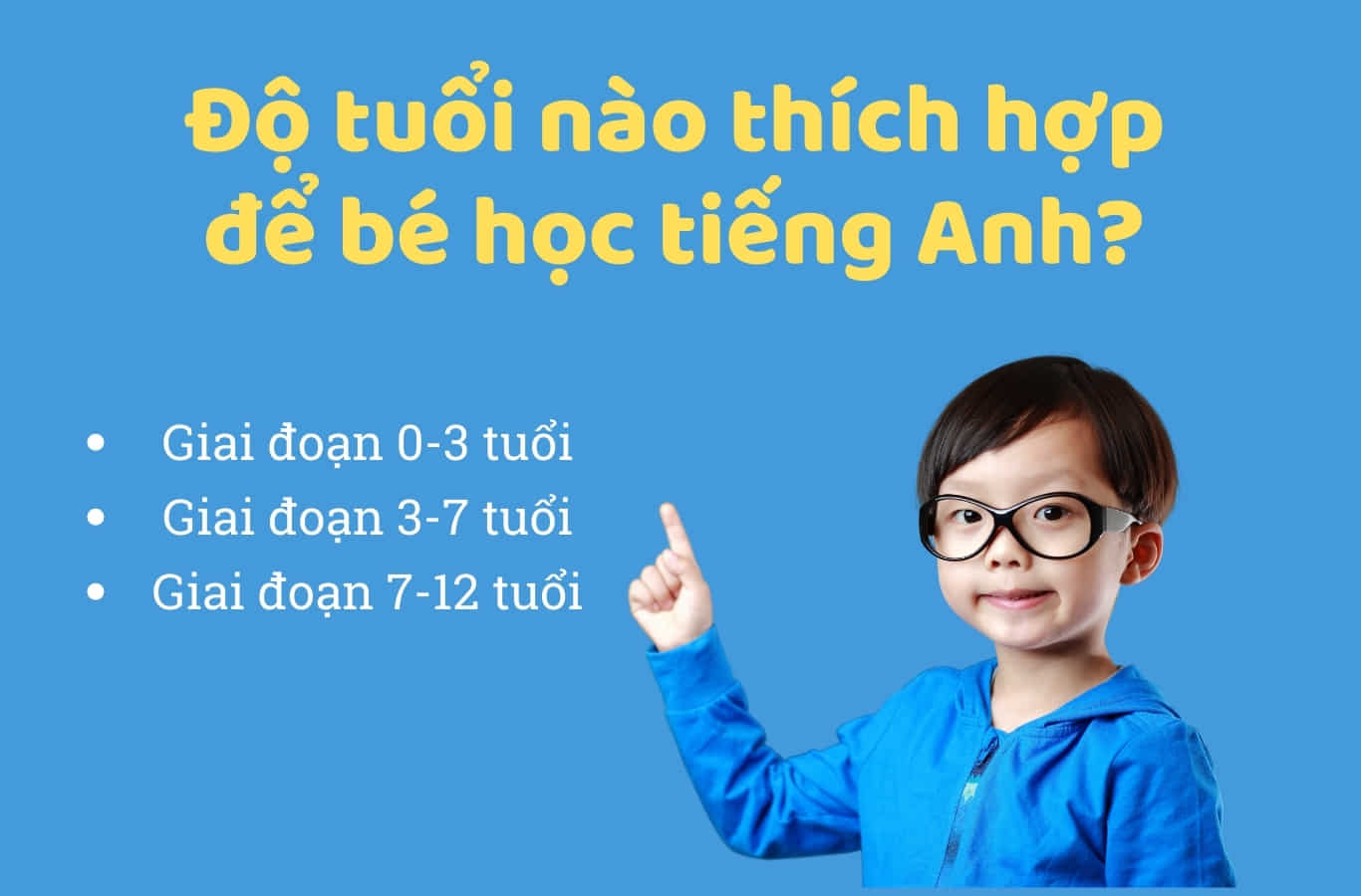 Học tiếng anh cho bé: Độ tuổi nào con tiếp thu nhanh nhất?