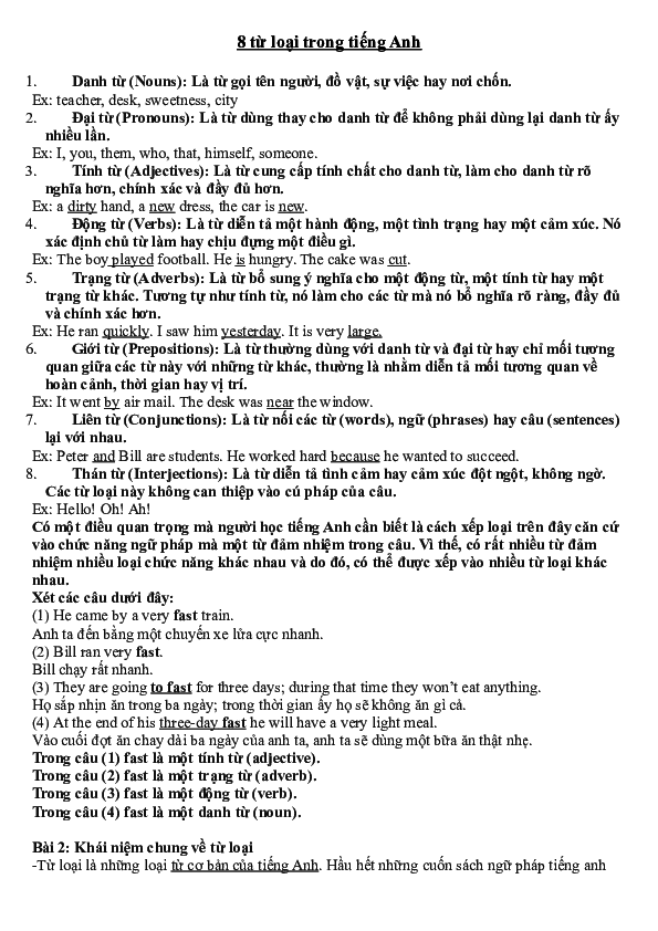 Tải ngay từ loại trong tiếng anh và cách dùng pdf (Bản đầy đủ, dễ hiểu cho người mới)