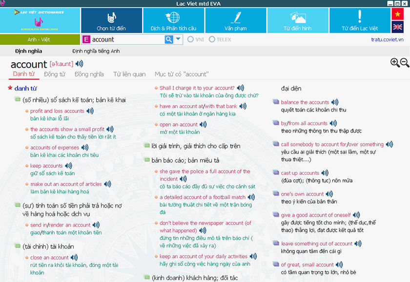 từ điển dịch câu tiếng việt sang tiếng anh: online và offline, loại nào tốt?