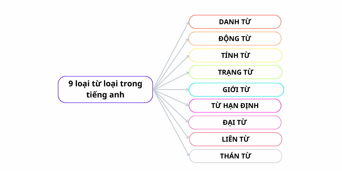 Hướng dẫn chi tiết về các loại từ trong tiếng Anh (kèm bài tập thực hành)