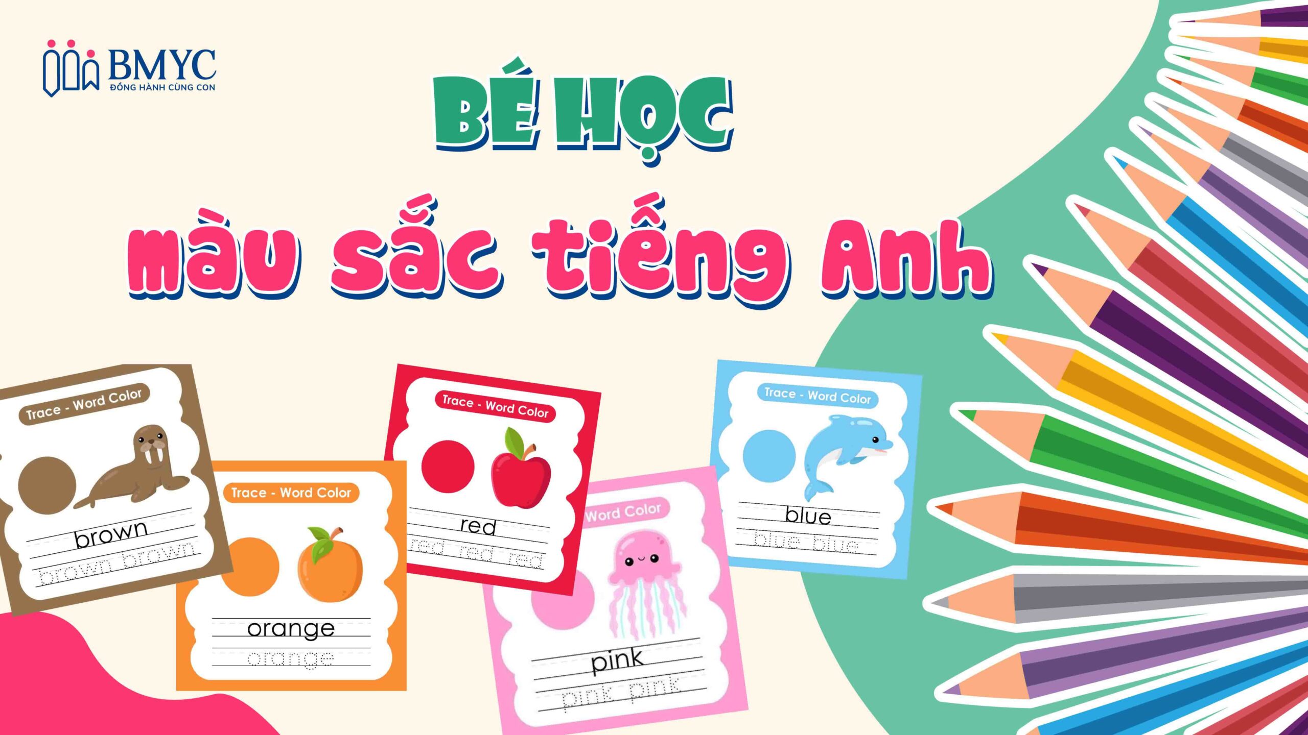 Bé học màu sắc tiếng Anh: Bí quyết giúp bé nhớ màu nhanh chóng