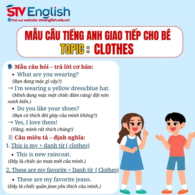 Thời trang trẻ em tiếng anh là gì? Cách nói cho đúng và tự nhiên nhất