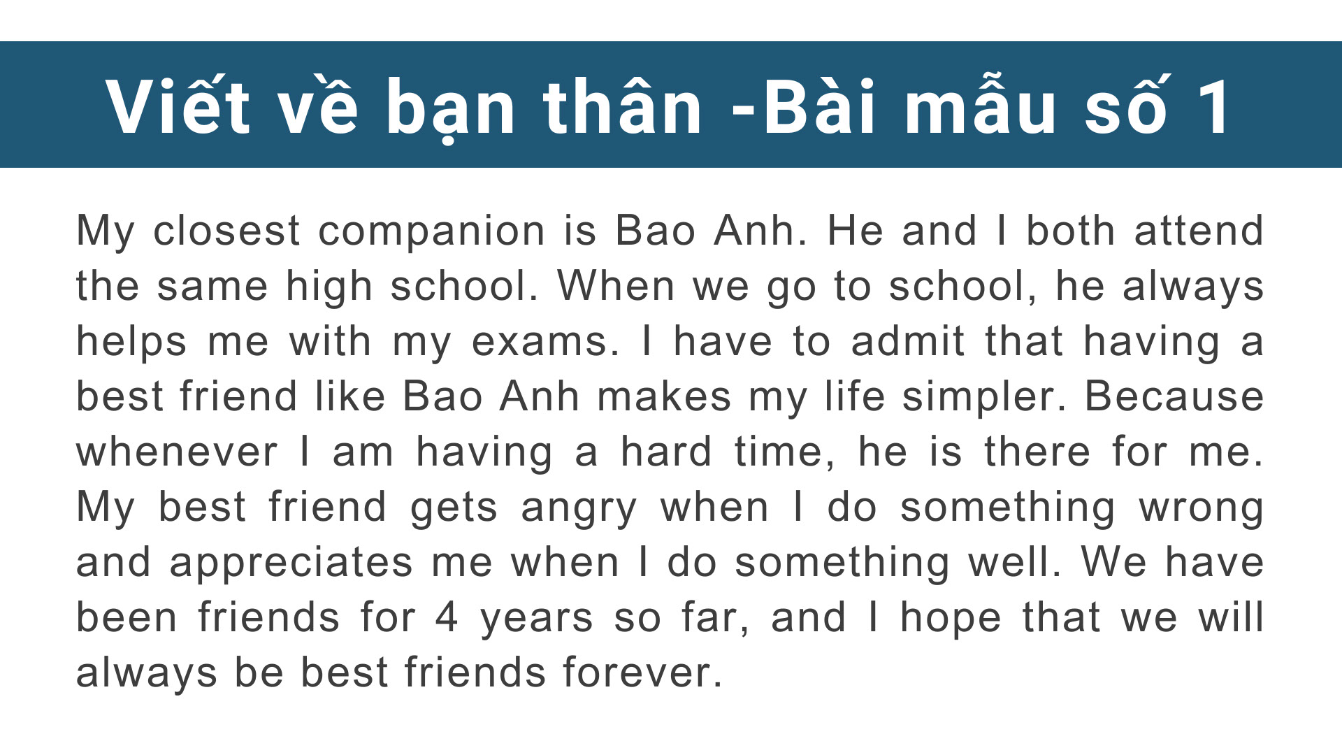 Cần giới thiệu bạn thân bằng tiếng Anh? Xem ngay bài viết này để có ý tưởng!