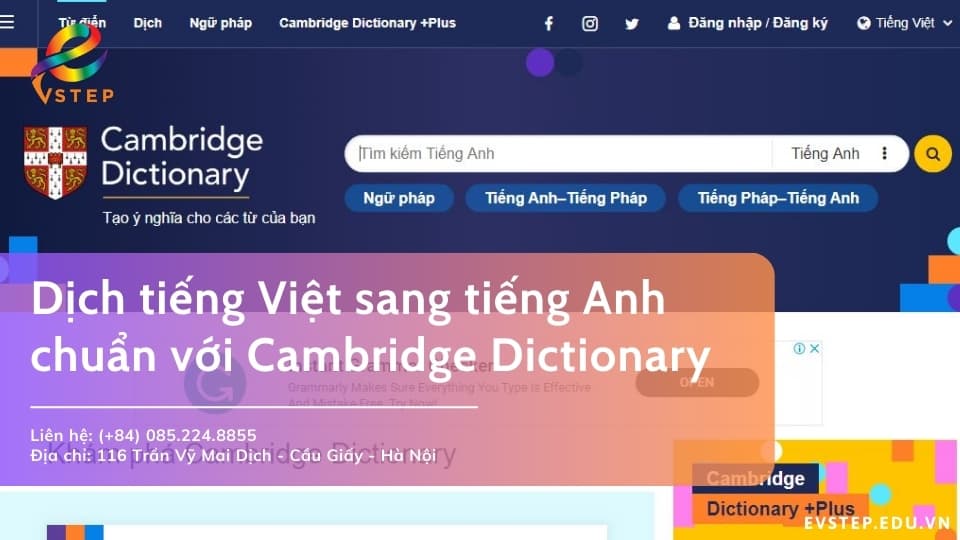 Dịch tiếng Việt sang tiếng Anh: Tránh lỗi ngữ pháp với các cách sau.