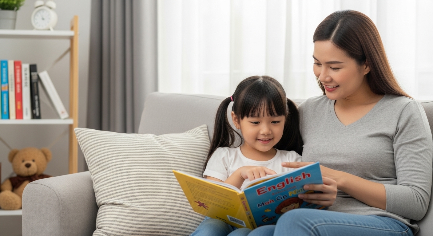 Dạy bé học tiếng anh với sách thế nào hiệu quả? 3 phương pháp đơn giản!